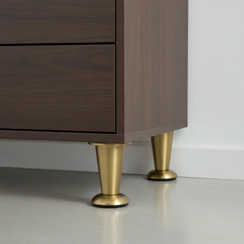 Nábytková nožička PALMA / Mosadz brúsená