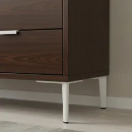 Nábytková nožička GOLEM / Biela matná