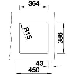 Keramický drez Blanco PALONA 6 / s tiahlom