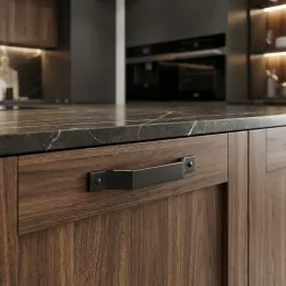 Úchytka LUCAS / Čierna matná