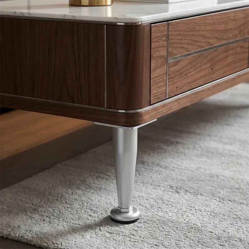 Nábytková nožička EUROPE / Chróm matný