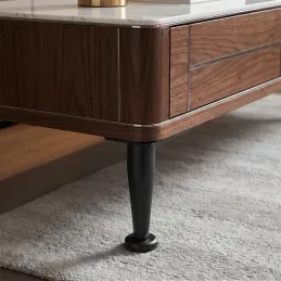 Nábytková nožička EUROPE / Čierna matná