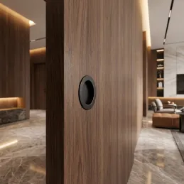 Úchytka na zafrézovanie STELLA / Čierna matná