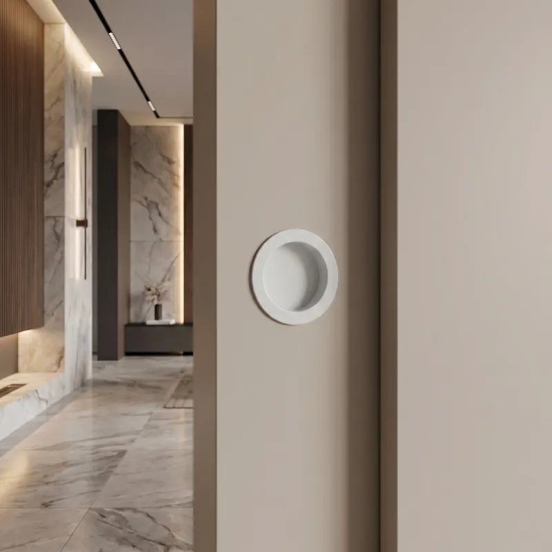 Úchytka na zafrézovanie STELLA / Biela matná