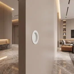 Úchytka na zafrézovanie STELLA / Biela matná