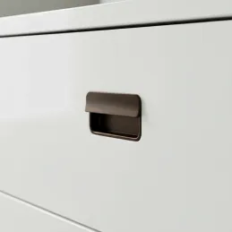 Úchytka na zafrézovanie RAMONA / Tmavohnedá