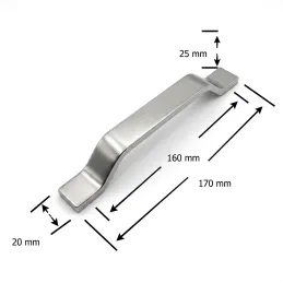 Úchytka Trident / Biela