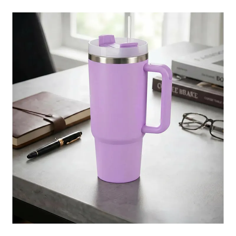Termo pohár na nápoje TROPHY 1200 ml / Fialová