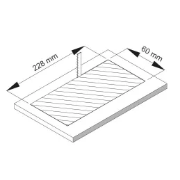 Elektrická zásuvková lišta EUROBOX 2x230V + 1xUSB C+A SCHUKO / Čierna matná
