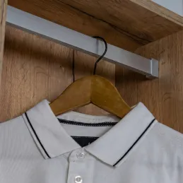 Vešiaková tyč SLIM na LED pásik s krytkou / Hliník