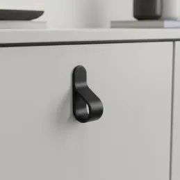 Knopka DROP / Čierna matná