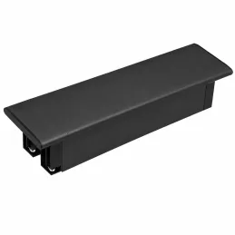 Interiérová zásuvková lišta SLIM BOX SCHUKO 3x 230V / Čierna matná