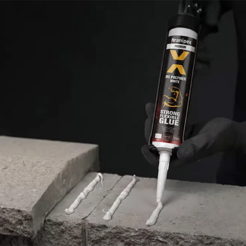 Lepidlo MS POLYMER 290 ml s okamžitou fixáciou / Biela