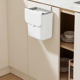 Odpadkový kôš BIBA na dvierka 11L / Biely