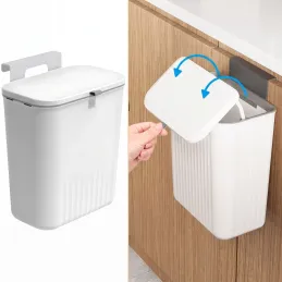 Odpadkový kôš BIBA na dvierka 11L / Biely