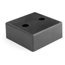 Plastová nožička 25 mm 60x60 / Čierna matná