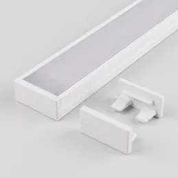 Koncovka na LED profil ZARIA - bez diery / Biela matná