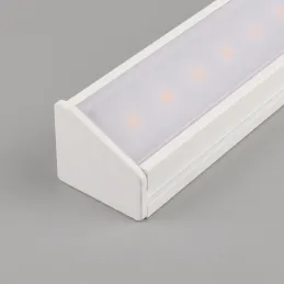 Sada 2ks koncoviek na rohový LED profil ZARIA - bez diery / Biela matná