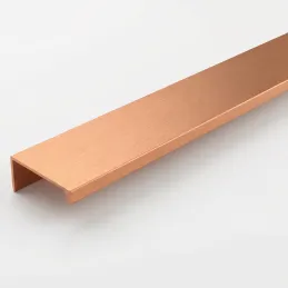 Úchytka na hranu dvierok DIAZ / Meď brúsená