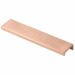Úchytka na hranu dvierok DIAZ / Meď brúsená