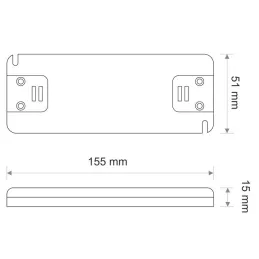 LED Trafo PREMIUM SLIM 12V DC / 30W