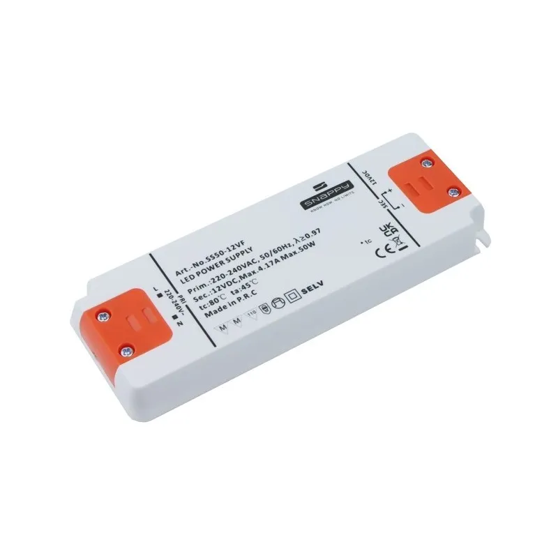 LED Trafo PREMIUM SLIM 12V DC / 50W