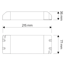 LED Trafo PREMIUM SLIM 12V DC / 260W