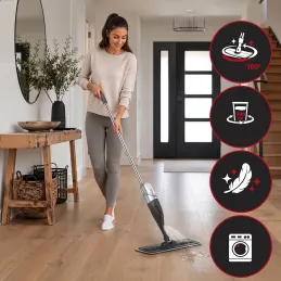 Univerzálny mop s rozprašovačom vody CLEANY 300ml