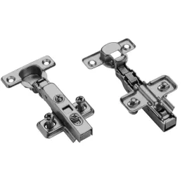 MINI záves naložený s tlmením 26 mm CLIP / Čierna