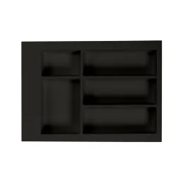 Príborník do zásuvky PEGAS / Čierna matná