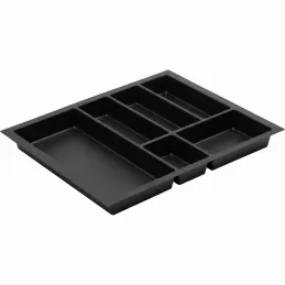 Príborník do zásuvky PEGAS / Čierna matná