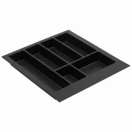 Príborník do zásuvky PEGAS / Čierna matná