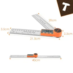 Digitálny elektronický uhlomer ANGLE RULER