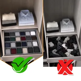 4-dielný set úložných boxov do šatníka LORD / Šedá