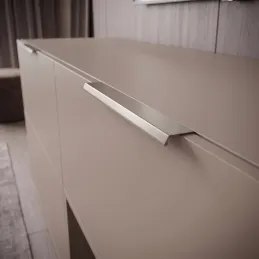 Úchytka na hranu dvierok MELIA / Nikel matný