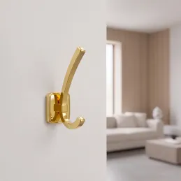 Vešiak PORTAS / Zlatá lesklá