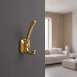 Vešiak PORTAS / Zlatá lesklá