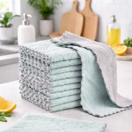 Sada mikrovláknových utierok TOPCLEAN - 10ks