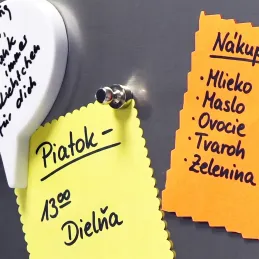 Sada 16ks magnetov na chladničku / Chróm
