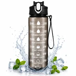Športová fľaška na vodu FIT ONE 750 ml / Čierna