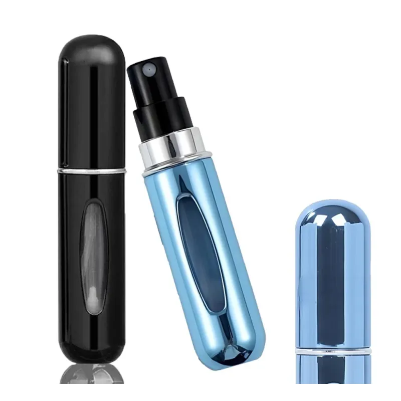 Set 2ks cestovný rozprašovač na parfém COUPLE 5ml / Zlatý