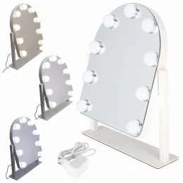 Kozmetické zrkadlo s LED svetlom LILIANA / Biela