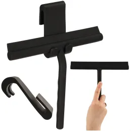 Stierka na vodu s uchytením na sklenenú stenu / Čierna