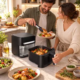 Teplovzdušná fritéza ULTRON  XXL - 8L / Čierna