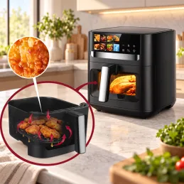 Teplovzdušná fritéza ULTRON  XXL - 8L / Čierna