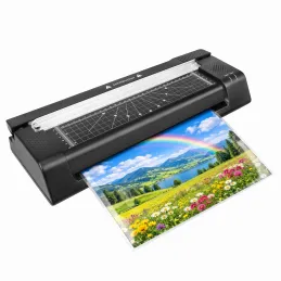 Laminovací stroj s rezačkou na papier EASY / Čierna