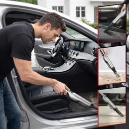 Bezdrôtový ručný vysávač ULTRA LUX 100W / Čierny