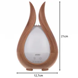 LED ultrazvukový zvlhčovač vzduchu s diaľkovým ovládaním DROP / Prírodné drevo