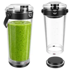 USB elektrický mixér ARIANO na smoothie a kokteily 600 ml / Čierny