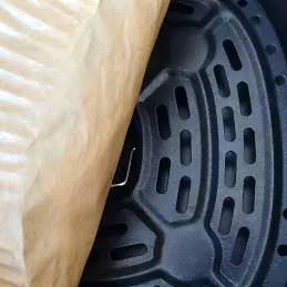 Sada 50ks guľatých papierových vložiek do fritézy